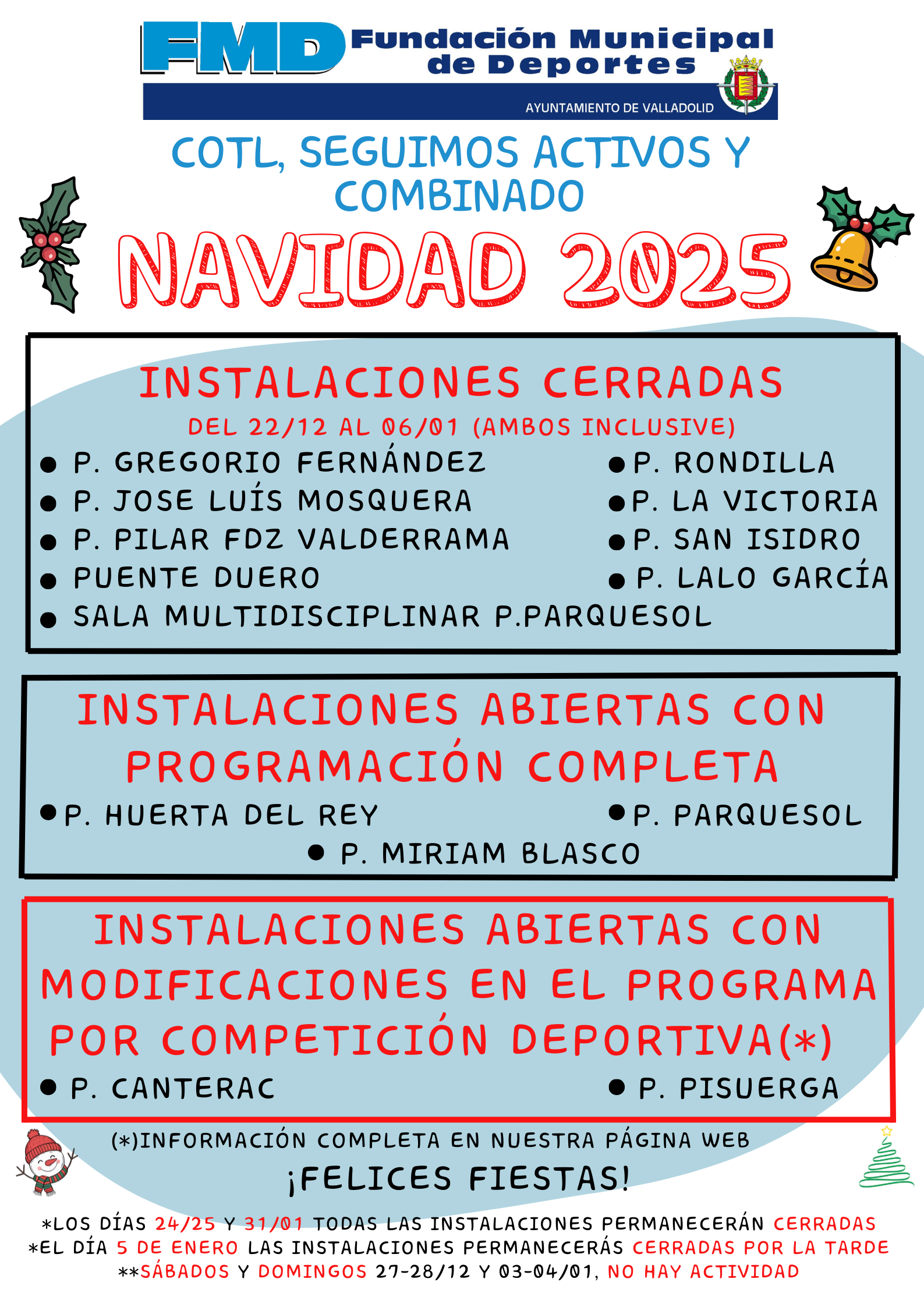 Foto que ilustra la noticia Programación Navidad 2025 (abonos con continuidad)