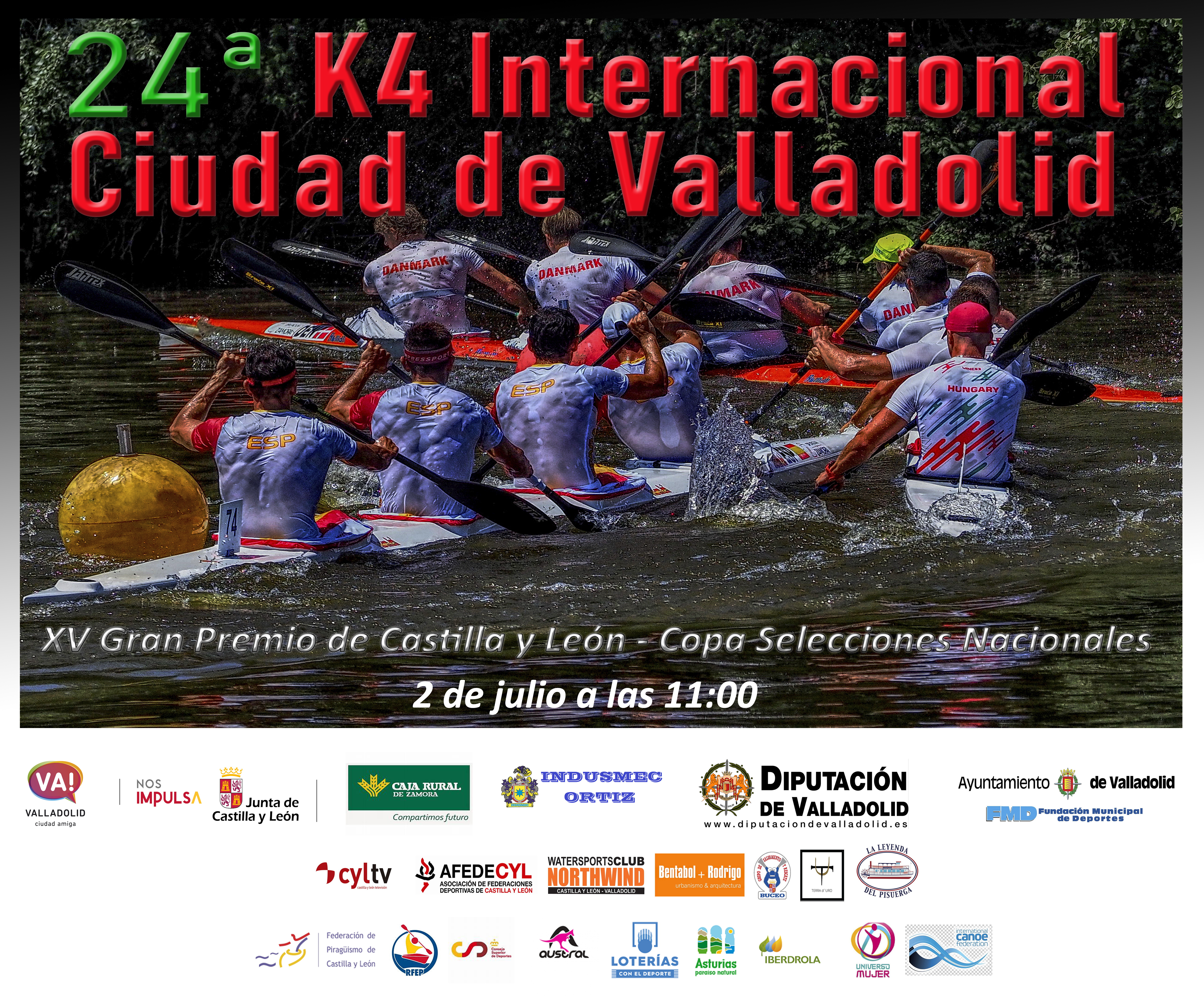 Foto del Gran Premio Internacional K-4 XXIV trofeo Ciudad de Valladolid
