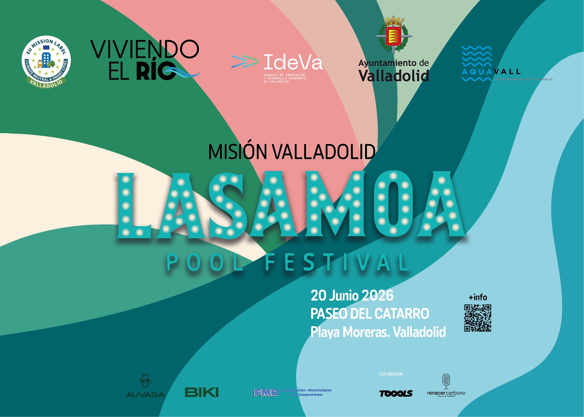 Foto que ilustra la noticia LASAMOA Pool Festival Misión Valladolid -Viviendo el Río"