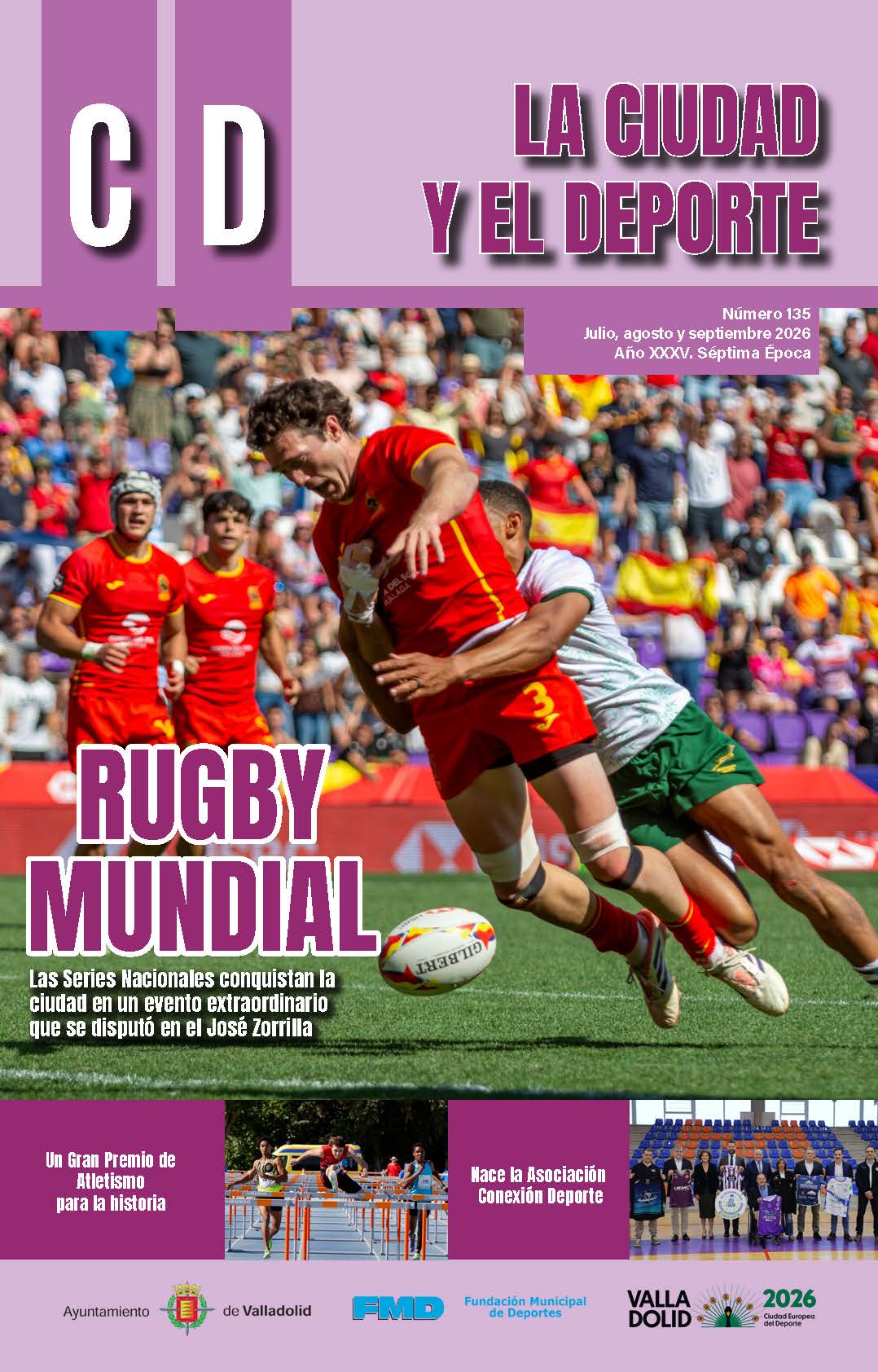 Portad de la Revista la Ciudad y el Deporte número 135