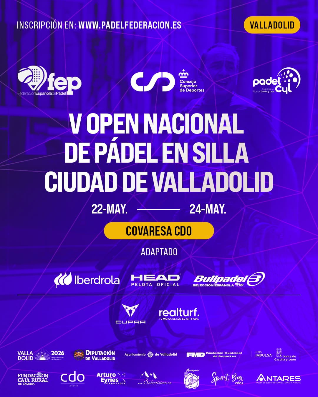 Foto del V OPEN NACIONAL DE PÁDEL EN SILLA  CIUDAD DE VALLADOLID