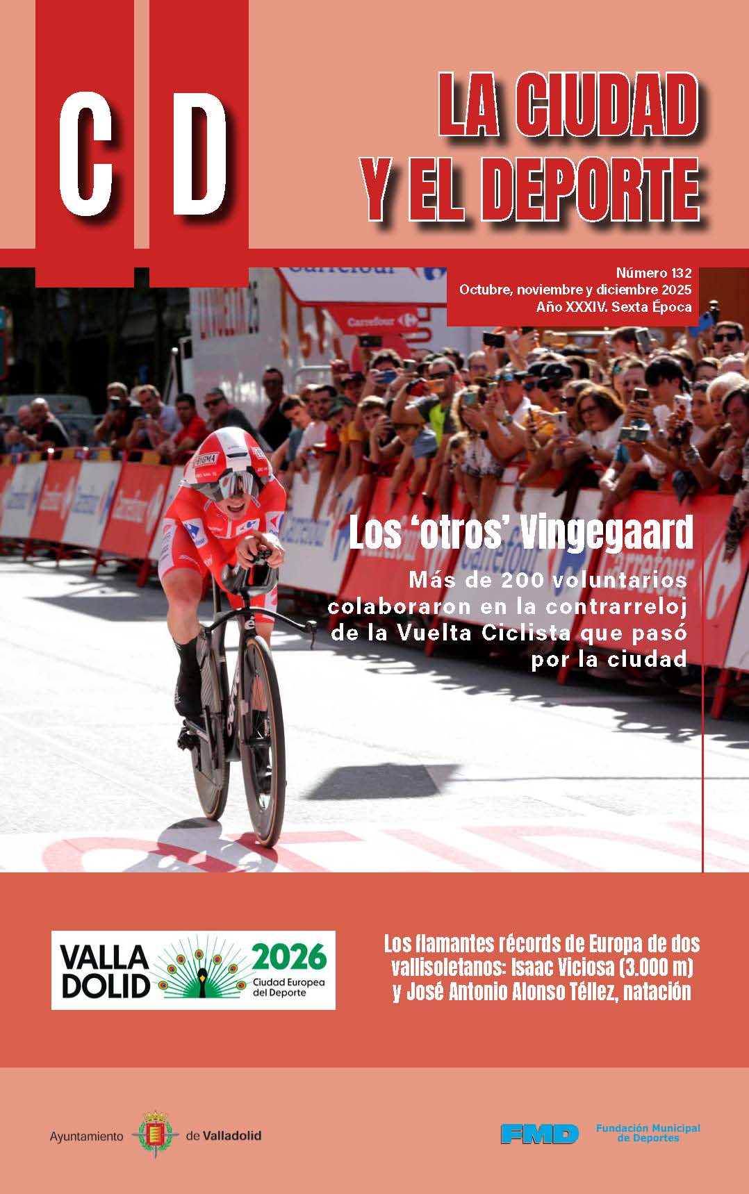 Portad de la Revista la Ciudad y el Deporte número 132