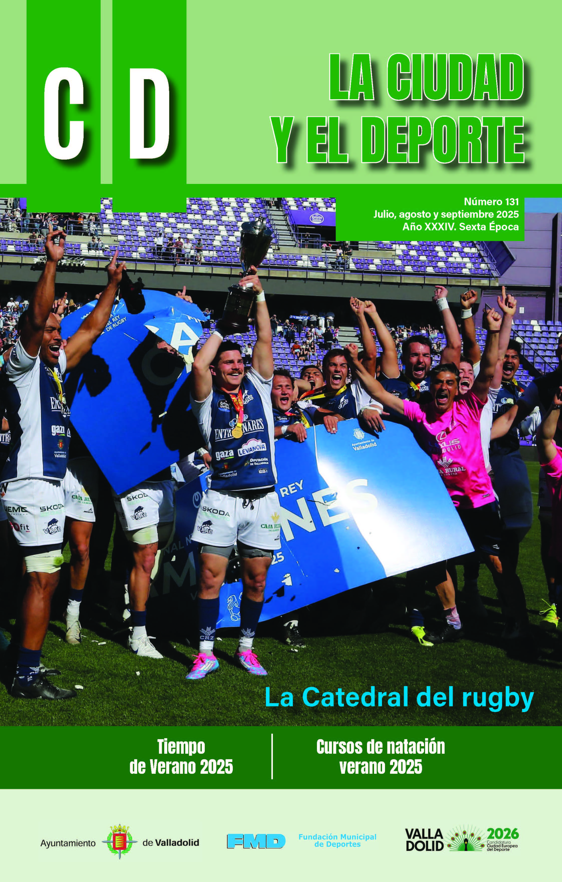 Portad de la Revista la Ciudad y el Deporte número 131