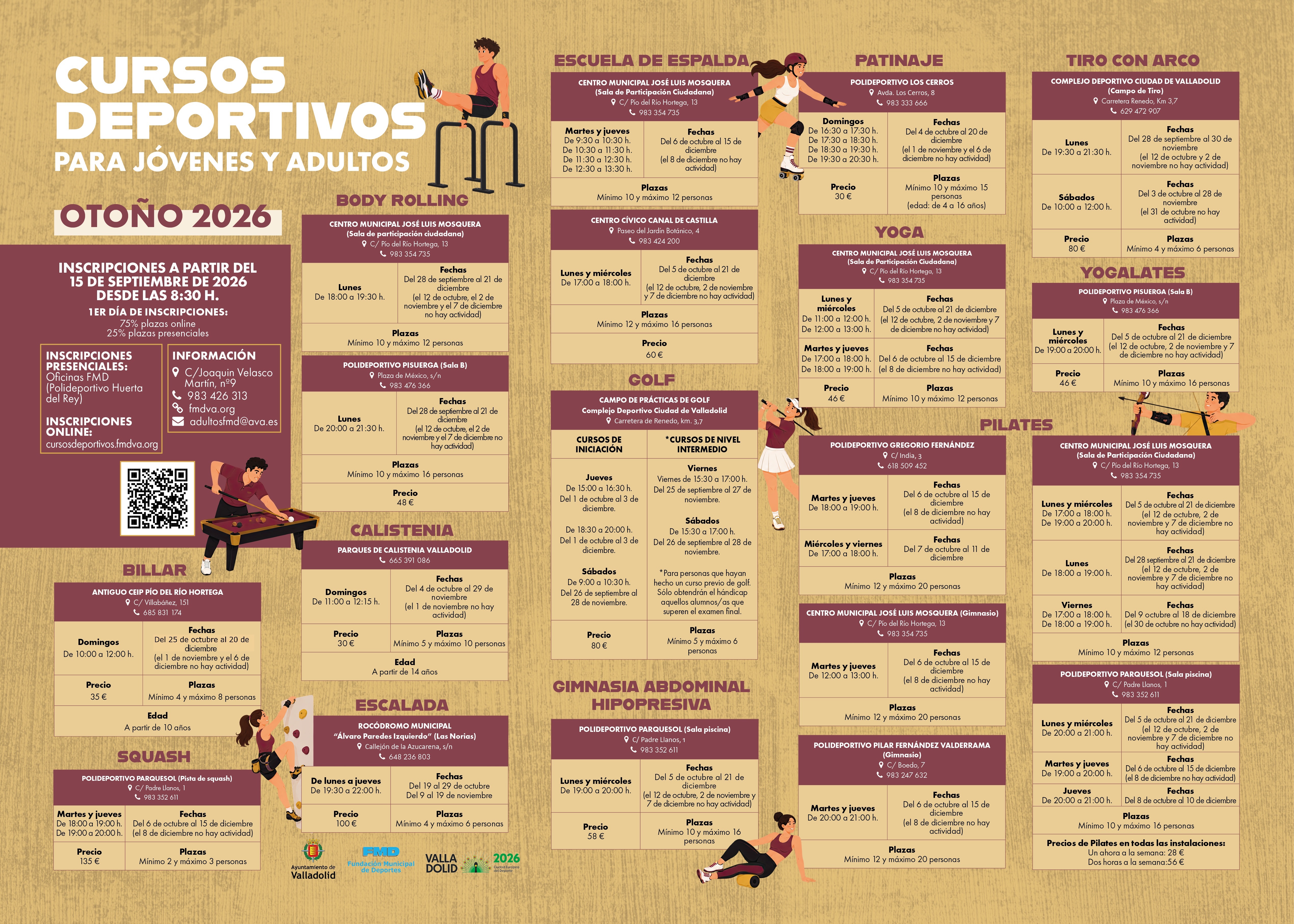 Foto que ilustra la noticia CURSOS DEPORTIVOS OTOÑO 2026