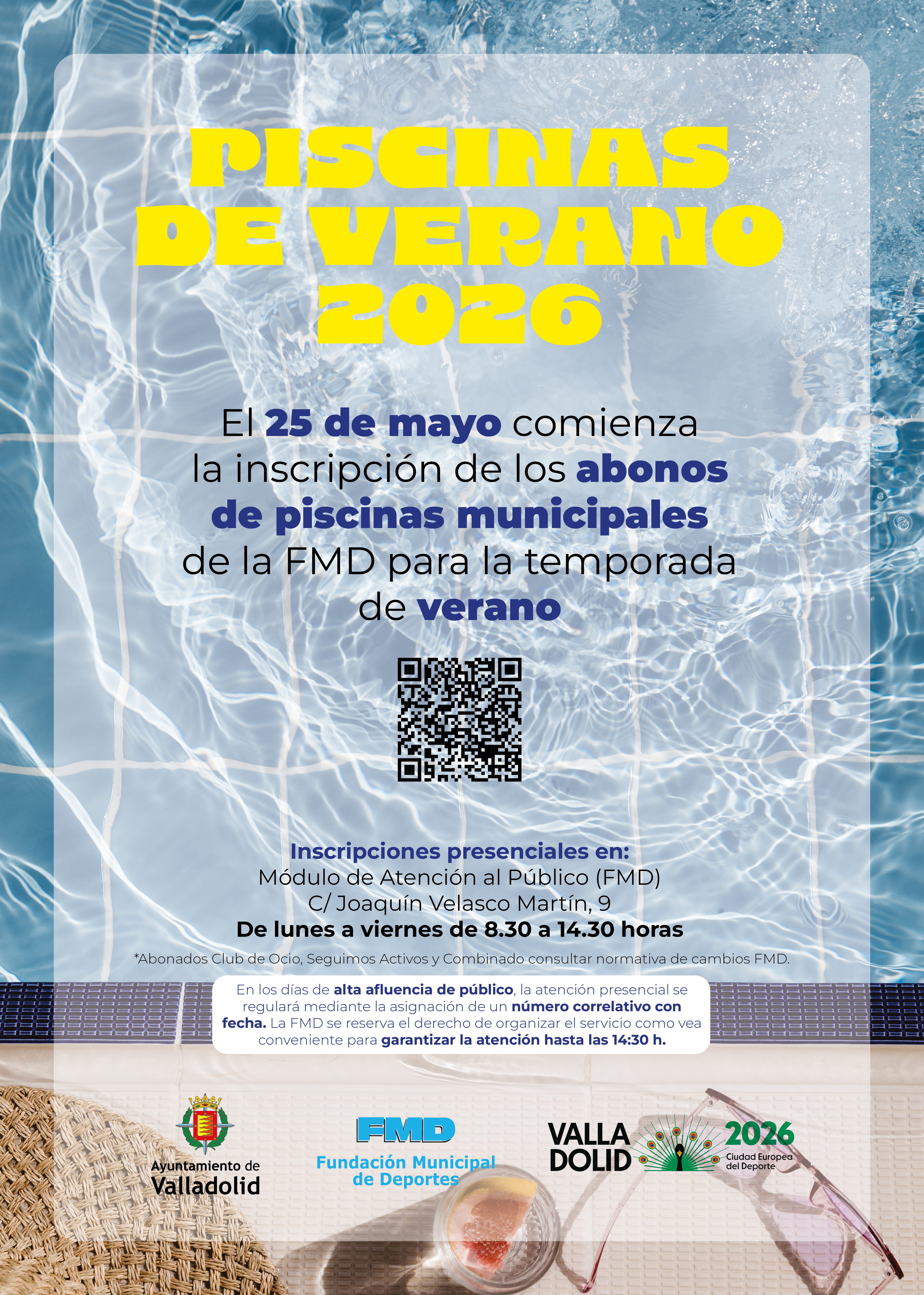 Foto que ilustra la noticia Piscinas de Verano 2026